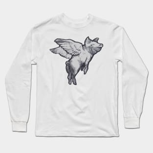 Flying Pig Long Sleeve T-Shirt